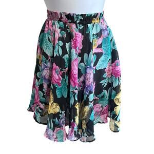 EXPOSE Women's Small Vintage 80s Cottagecore Fairycore Mini Skirt